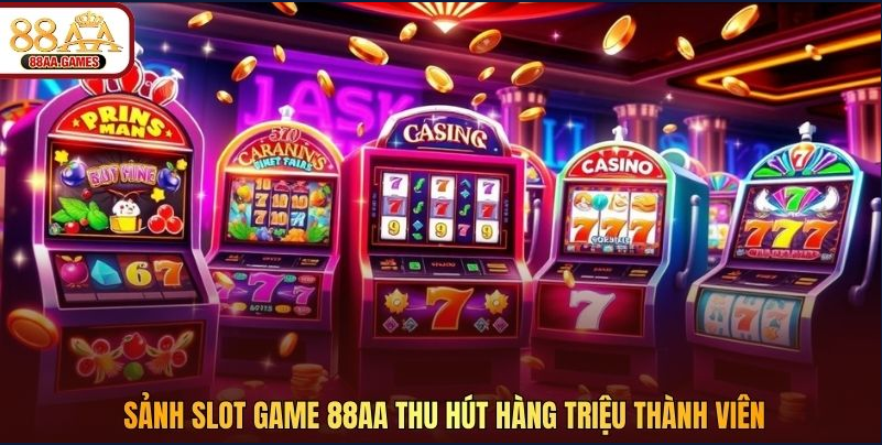Sảnh slot game 88AA thu hút hàng triệu thành viên