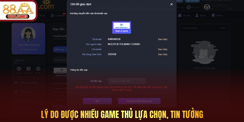 Lý do được nhiều game thủ lựa chọn, tin tưởng
